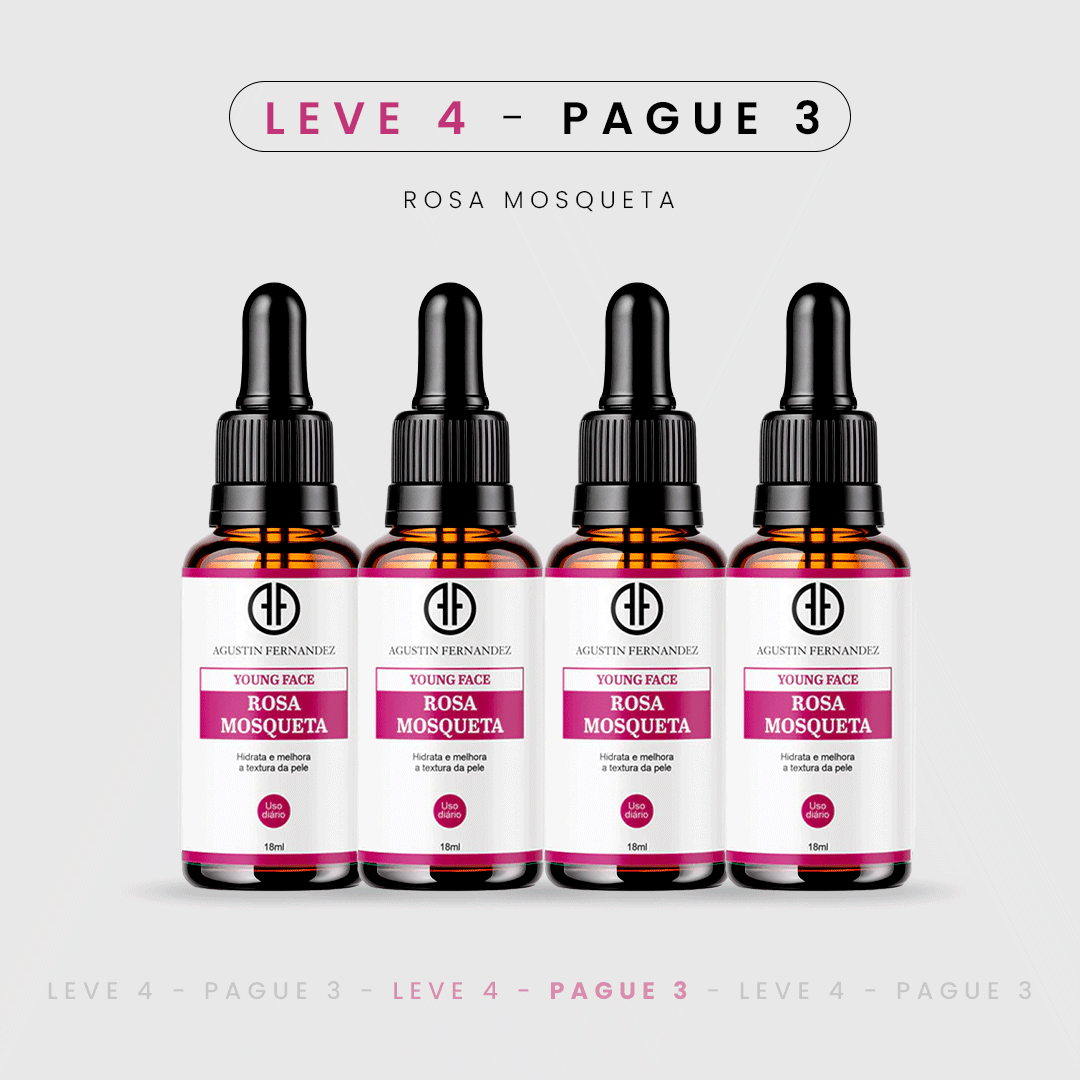 Kit 4 S茅rum Young Face Rosa Mosqueta 18ml、mySite、camillekostekn