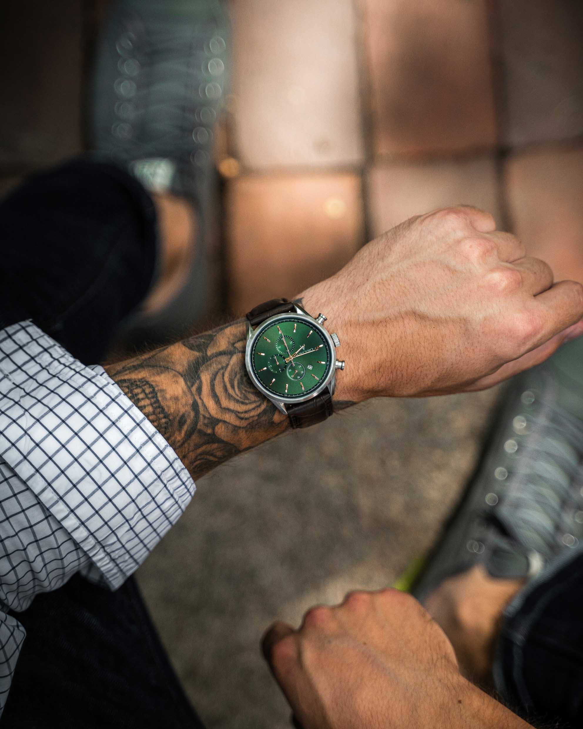 The Chrono S 40mm - Dark Olive/Silver、mySite、botmansion