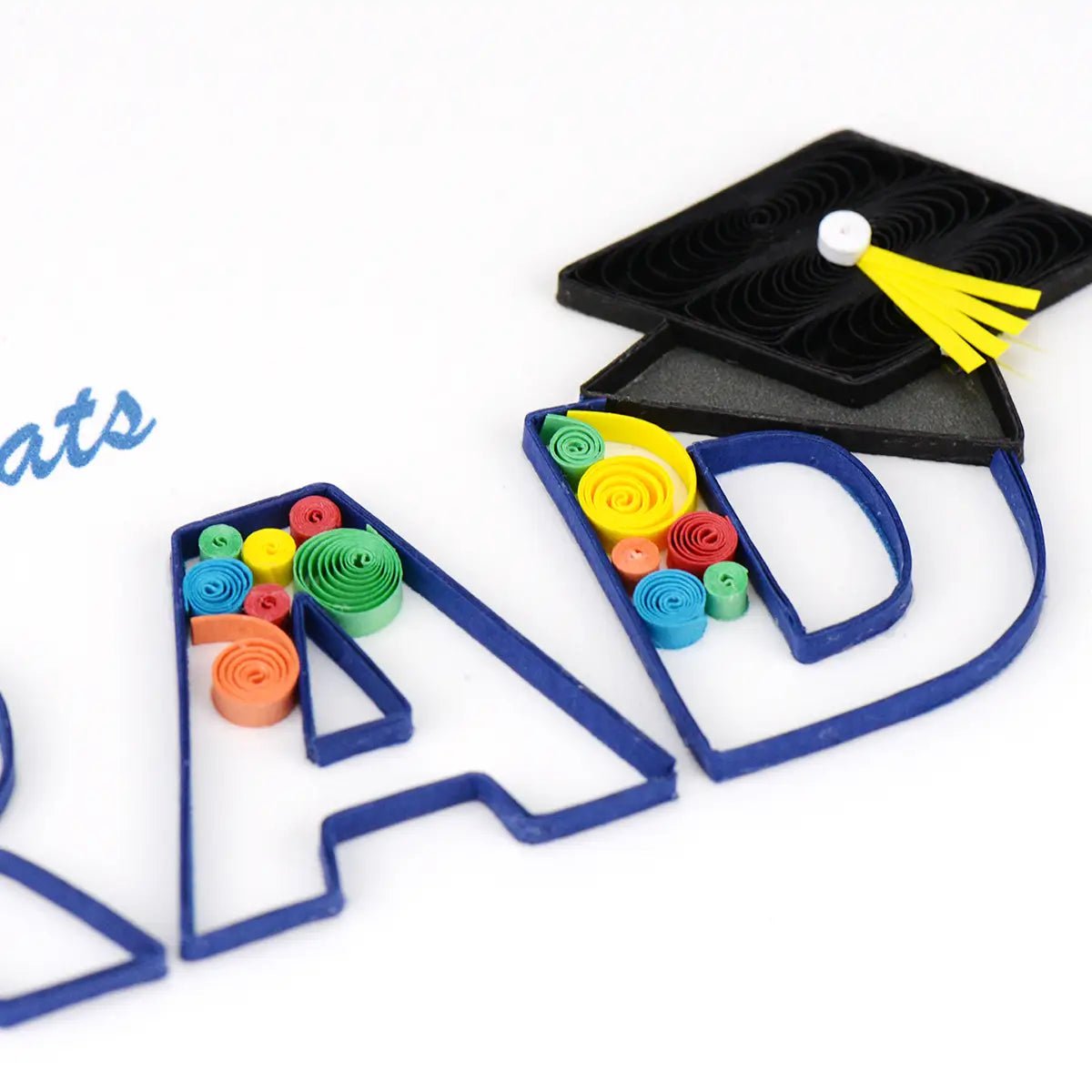  Congrats Grad Swirl Card、mySite、elrpsem3k