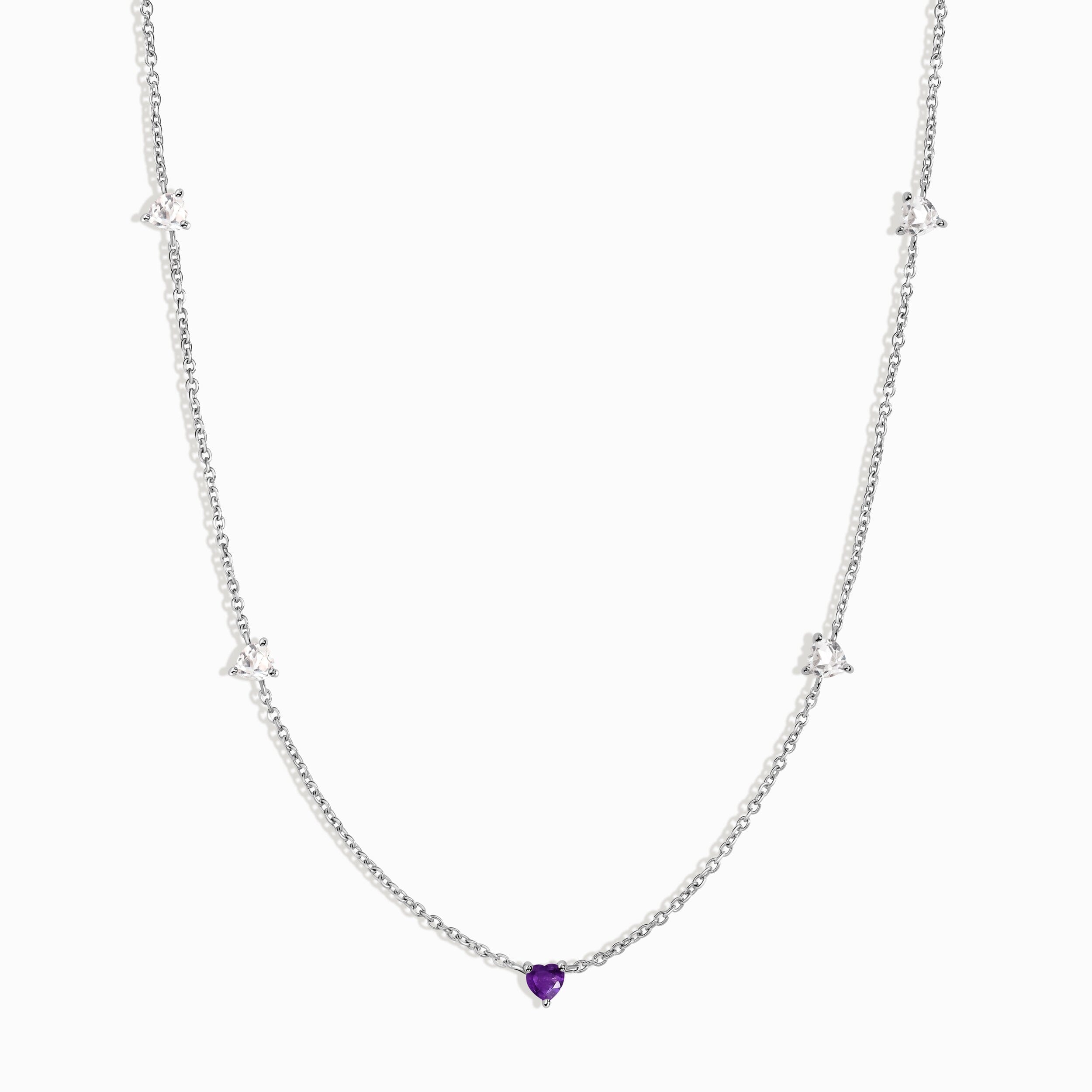 Amethyst Never Without My Gem Necklace - February Birthstone、mySite、hinf8tx79