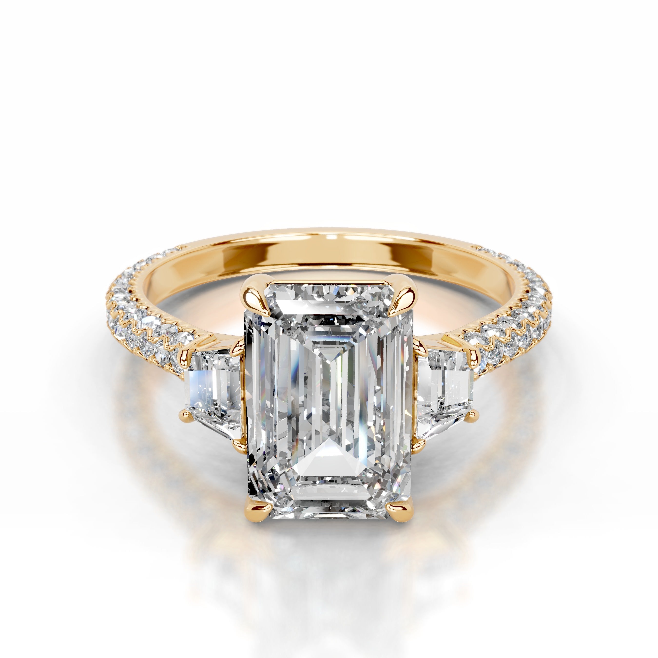 Cruz Lab Grown Diamond Ring - 18K Yellow Gold (RTS)、mySite、hinf8tx79