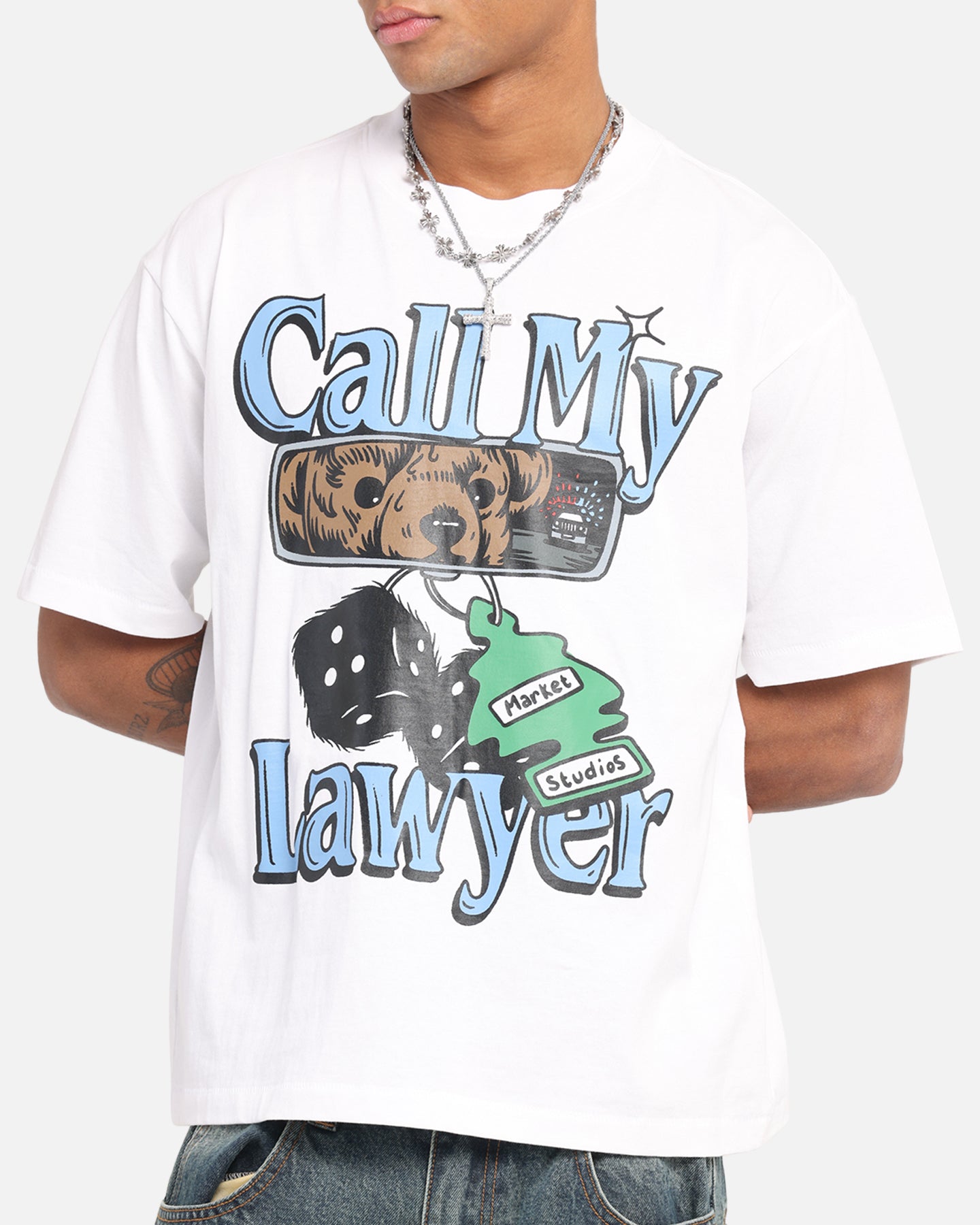 Market Lawyer Chase T-Shirt White、mySite、zt4zffjzw