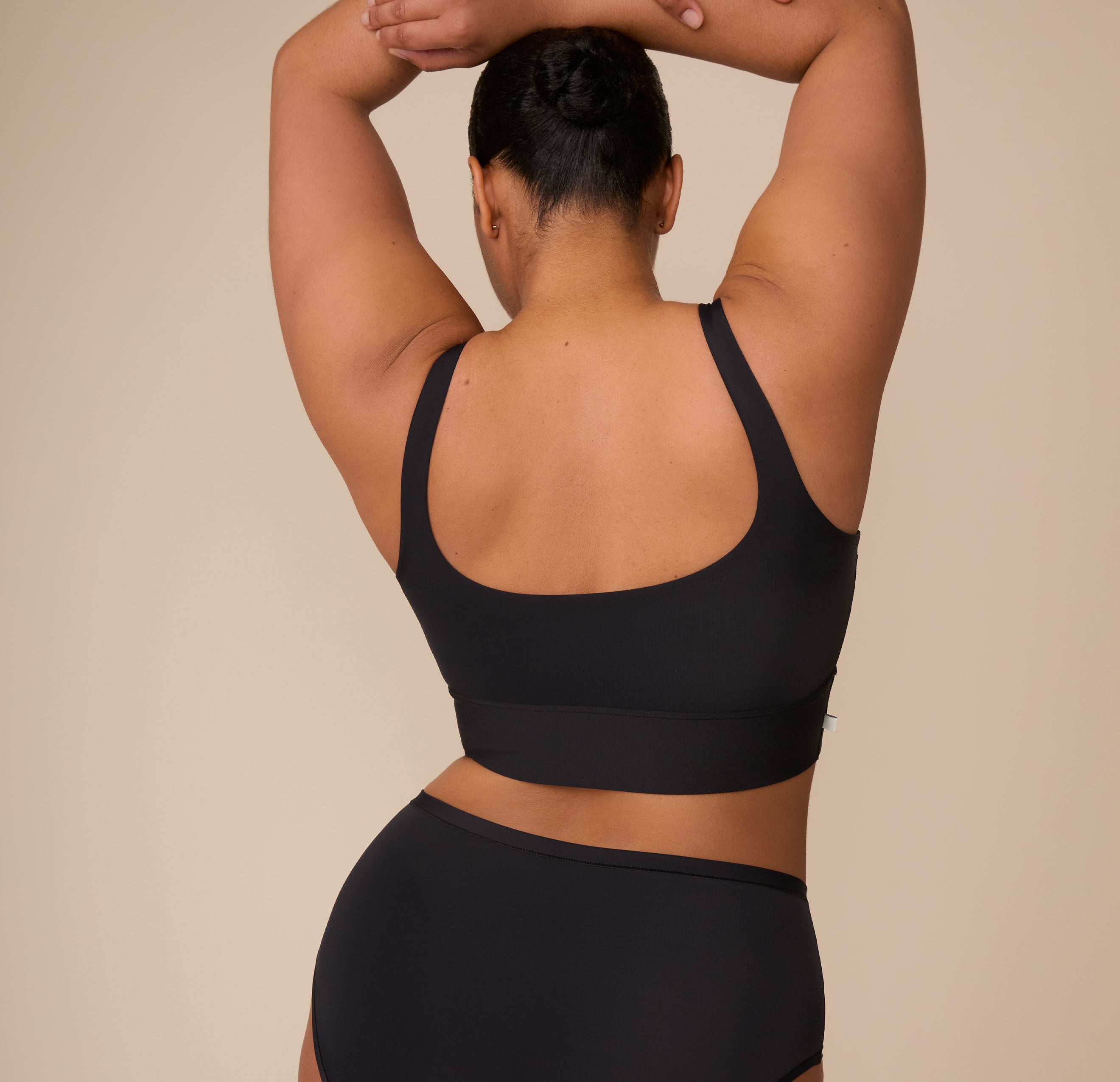 Bliss Square Neck Bralette - Black、mySite、bengalsvssteelers