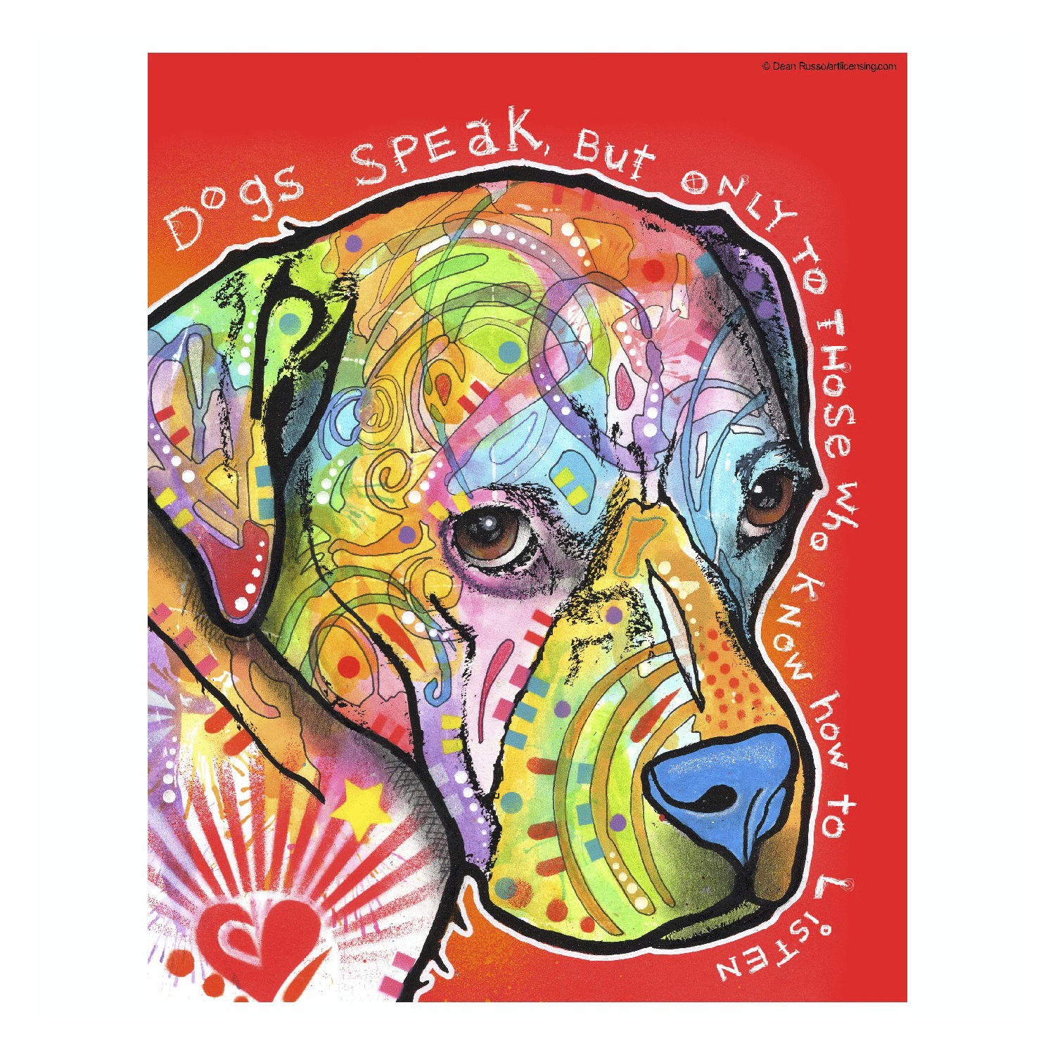  Dogs Speak Vinyl Sticker Decal、mySite、ghnorth