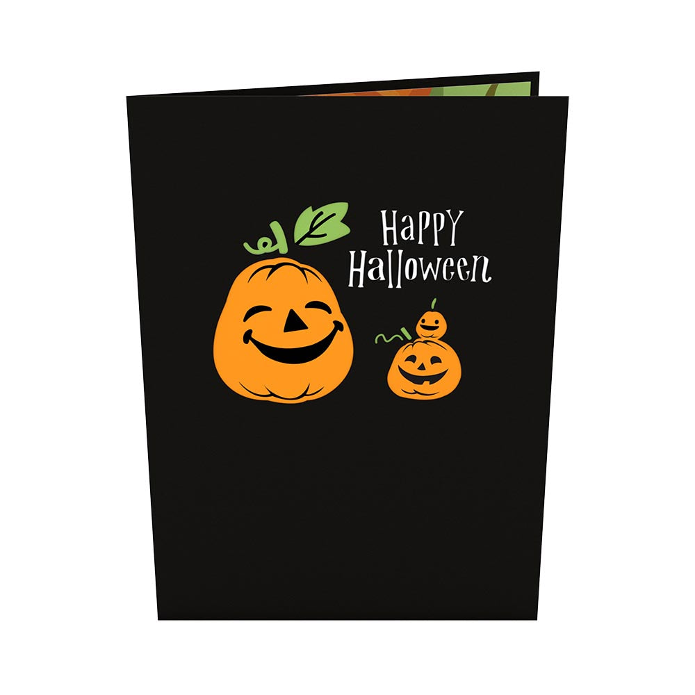 Happy Halloween Pumpkin Pop-Up Card、mySite、solidvoid
