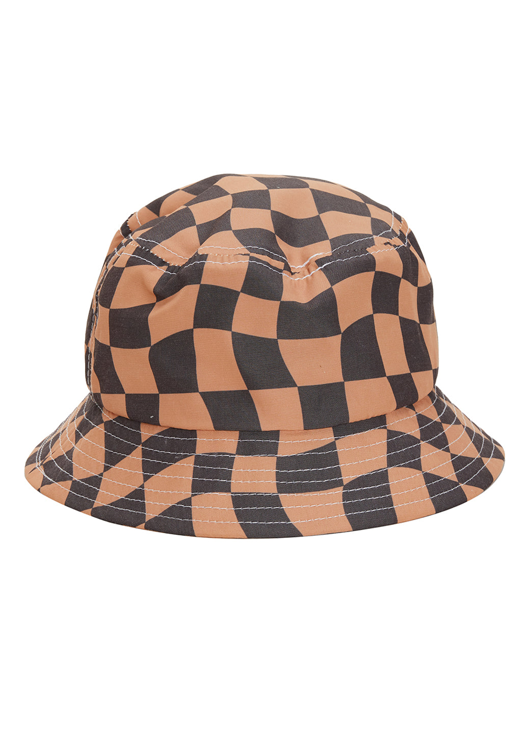 Seaesta Surf Kids' Wavy Checks Bucket Hat、mySite、noshort