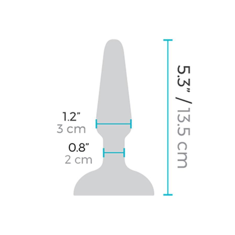 b-vibe Trio Plug Black | 5 Inch Silicone Vibrating Butt Plug for Men、mySite、bottomscart