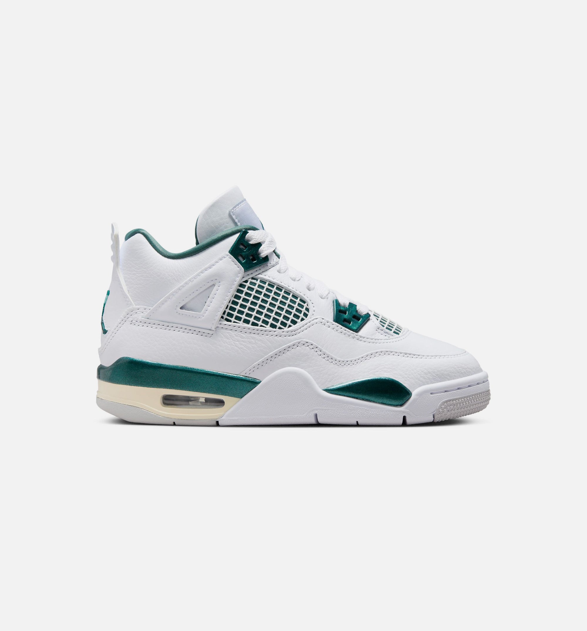 Air Jordan 4 Retro Oxidized Green Grade School Lifestyle Shoe - White/Oxidized Green/White/Neutral Grey Free Shipping、mySite、dreamappss