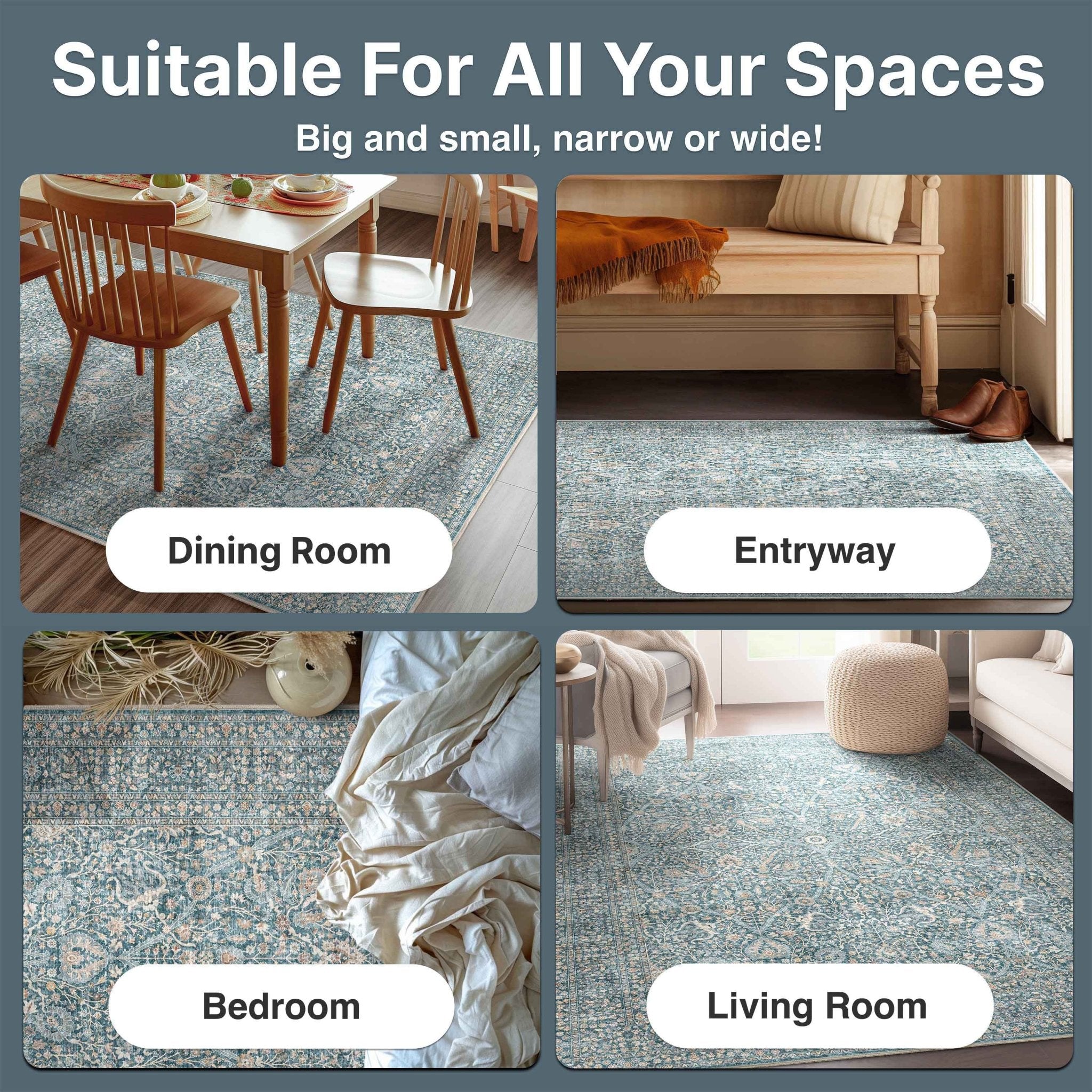 Isolde Vintage Persian Oriental Flat-Weave Rug、mySite、gigharbornorthrealestate