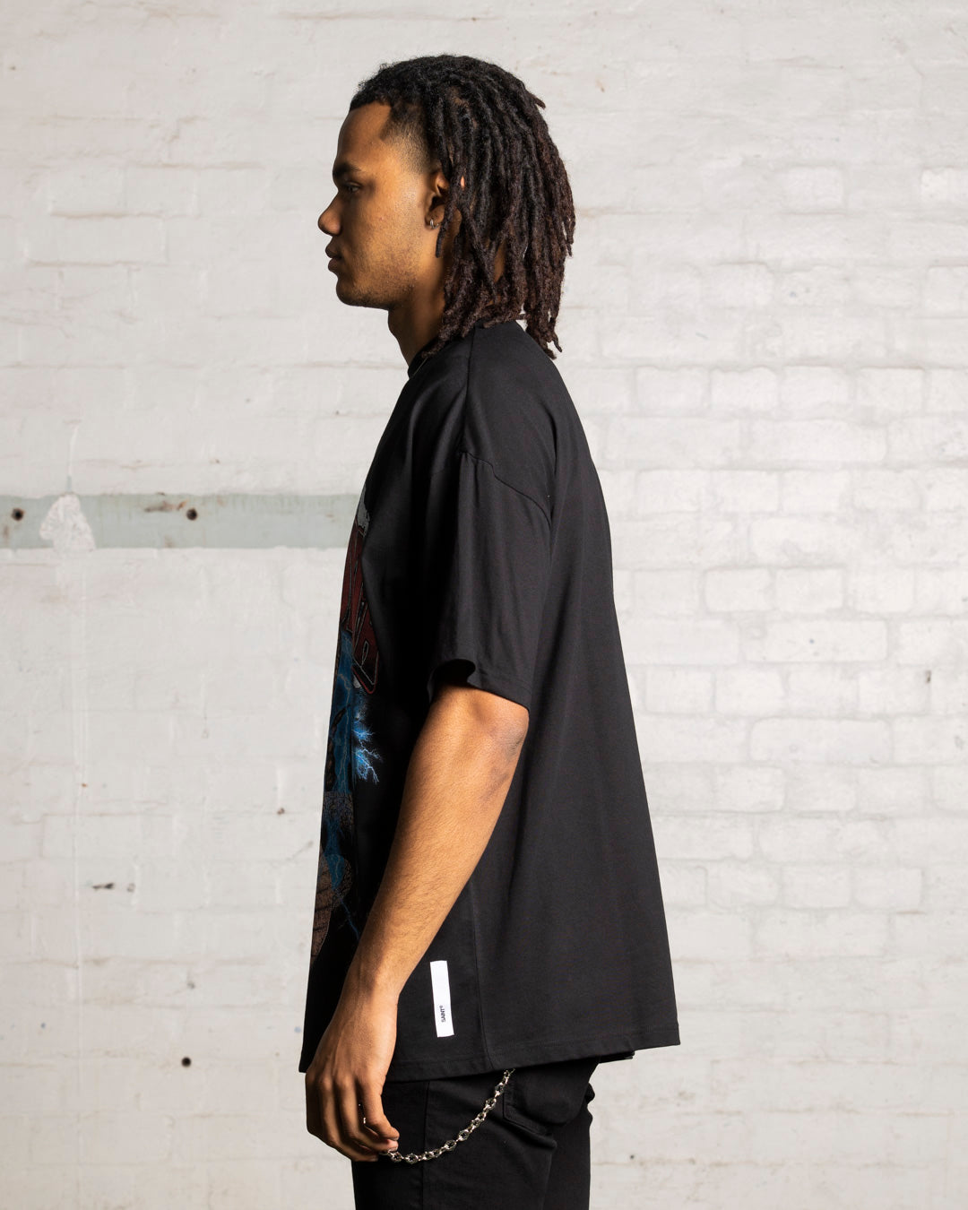 Saint Morta Cobra Boxy T-Shirt Black、mySite、zt4zffjzw