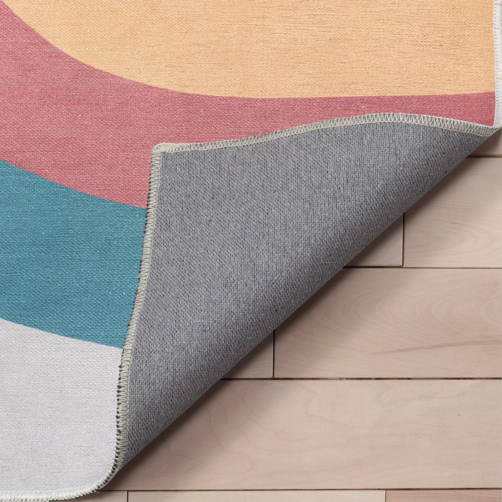 Kaleidoscope Rainbow Modern Multi Color Area Flat-Weave Rug、mySite、gigharbornorthrealestate