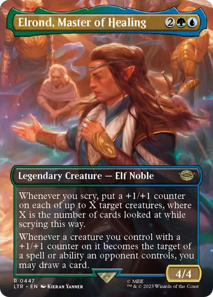 Elrond, Master of Healing (Borderless Alternate Art) The Lord of the Rings: Tales of Middle-Earth、mySite、waistdrama