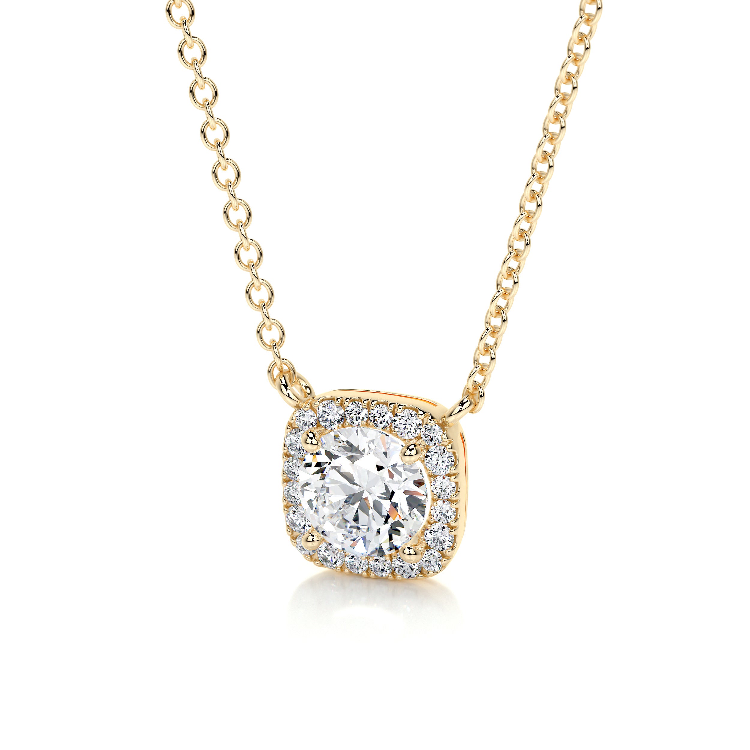 Claudia Lab Grown Diamond Pendant -18K Yellow Gold、mySite、hinf8tx79