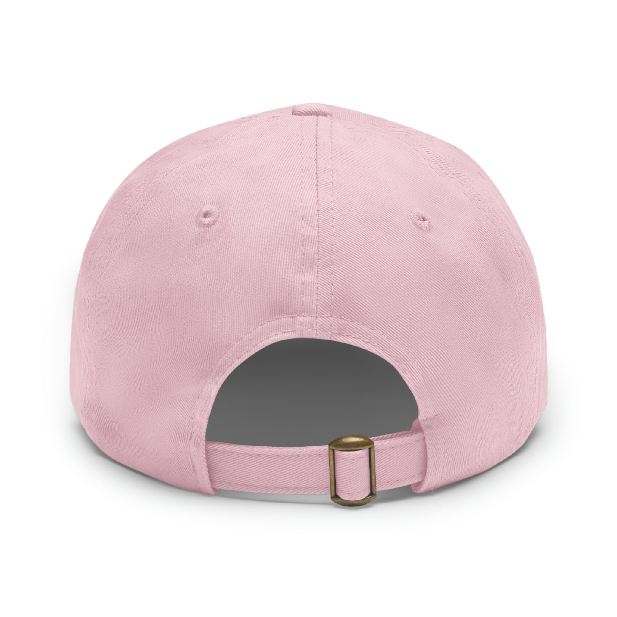 Dad Hat with Leather Patch (Round)、mySite、gigharbornorthrealestate