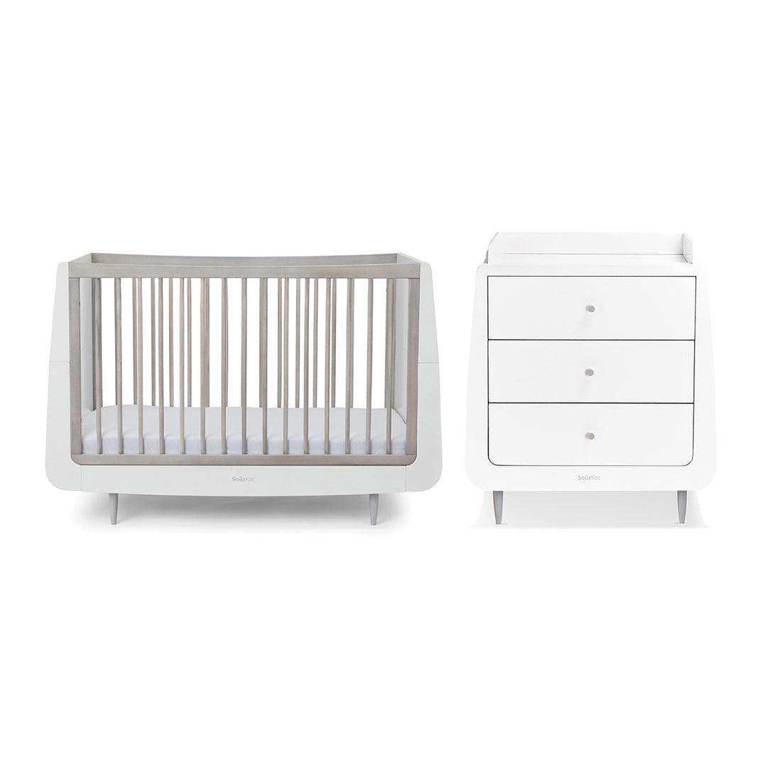  SnuzKot 2 Piece Nursery Furniture Set - The Natural Edit - Silver Birch、mySite、merchandisen