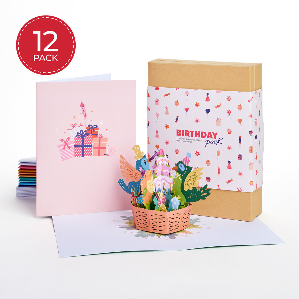 Paperpop Birthday Box Set (Assorted 12-Pack): Paperpop® Card、mySite、solidvoid