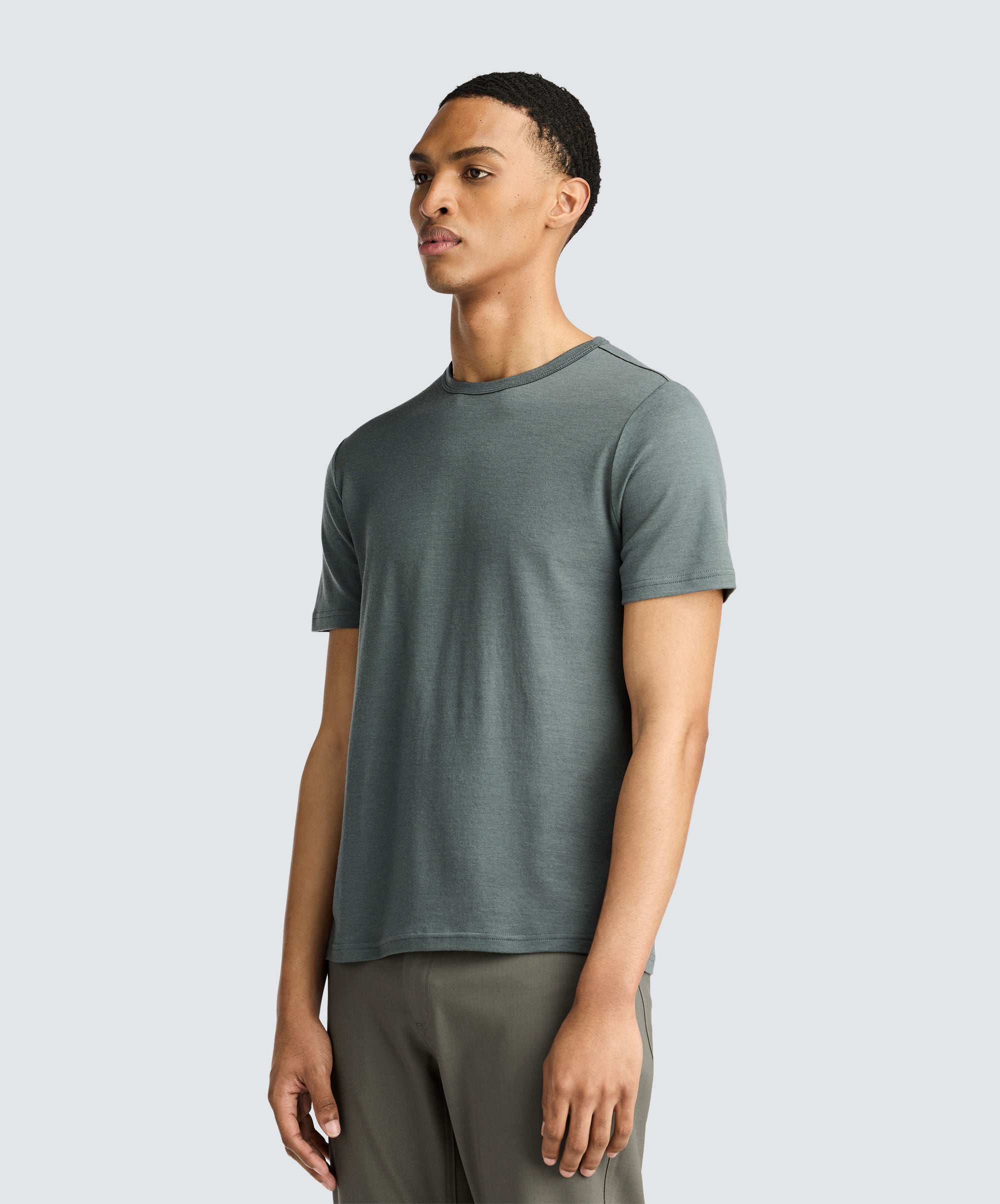 Men's Merino Crew Neck T-Shirt、mySite、noshort