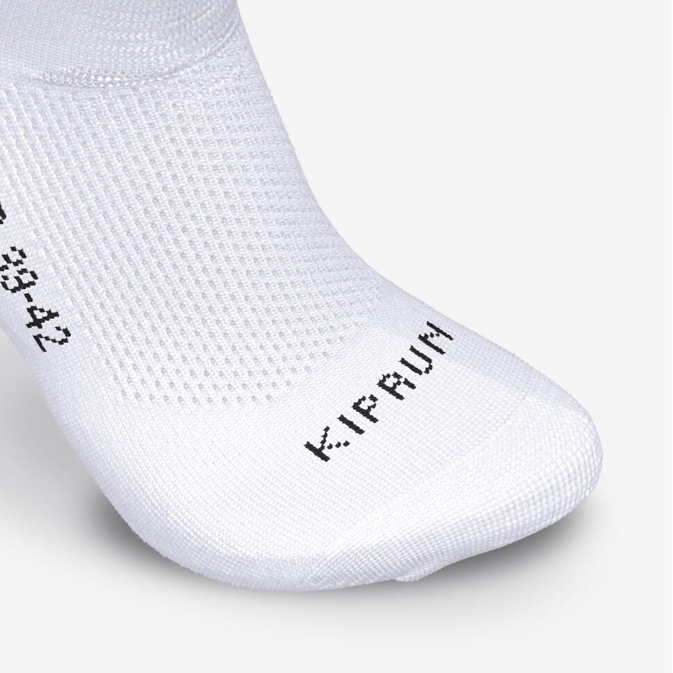 Kiprun Run 500 Thin Breathable Mid Socks 2-Pack