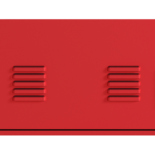 24" H Locker Storage Cabinet, Metal Locker Storage Cabinet with 1 Doors, Small Metal Locker,Lockable Storage Cabinet,for Employees,Office,Kids Locker - Assembly Required (Elegant Red)、、casual