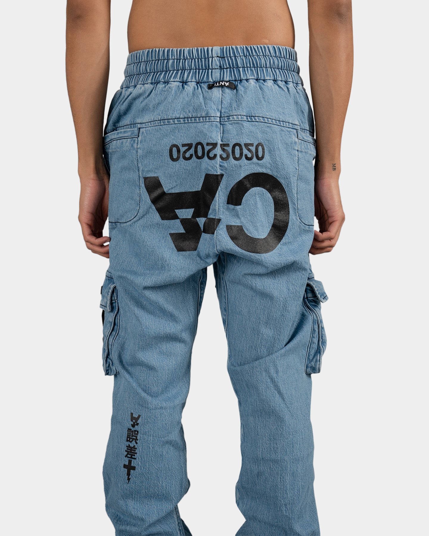 The Anti Order LA Champion Denim Joggers Light Blue/Black、mySite、zt4zffjzw