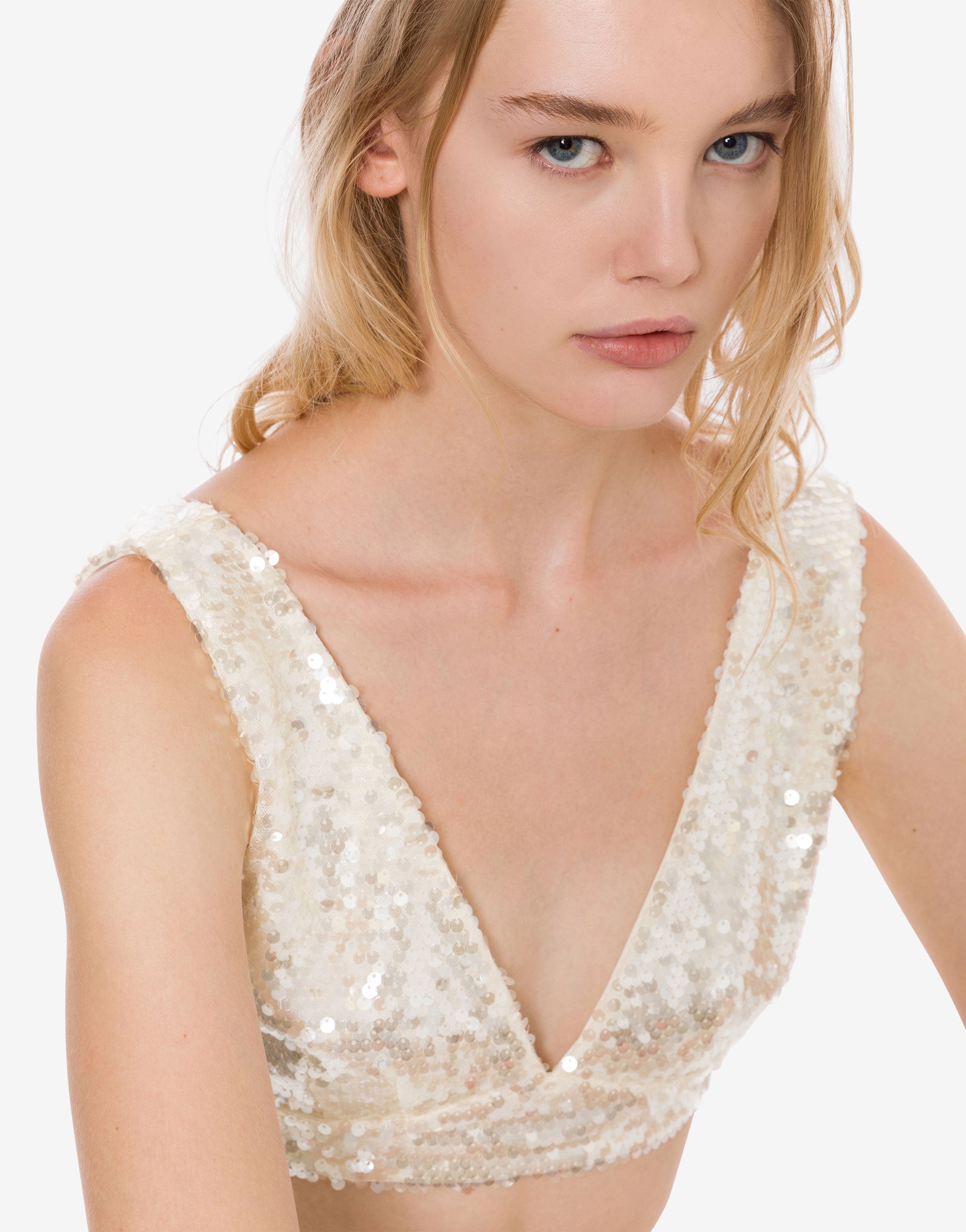 Micro top in paillettes、mySite、aoinhome