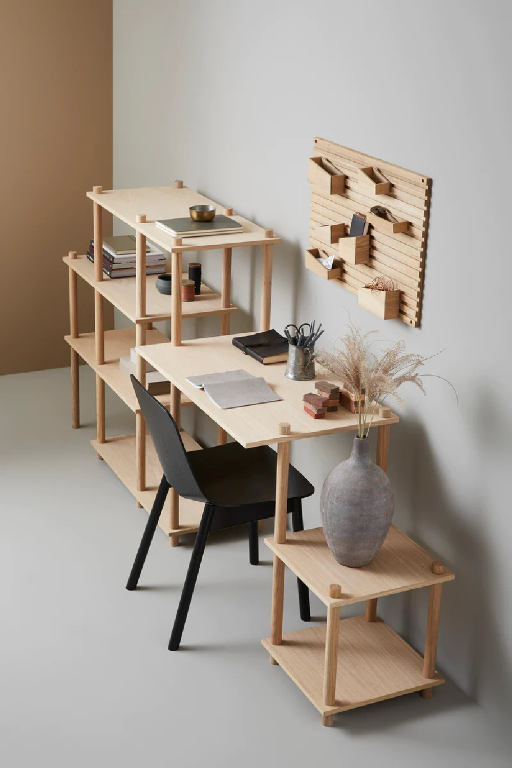 Natural Oak Customizable Organizer | WOUD Input、mySite、neckold