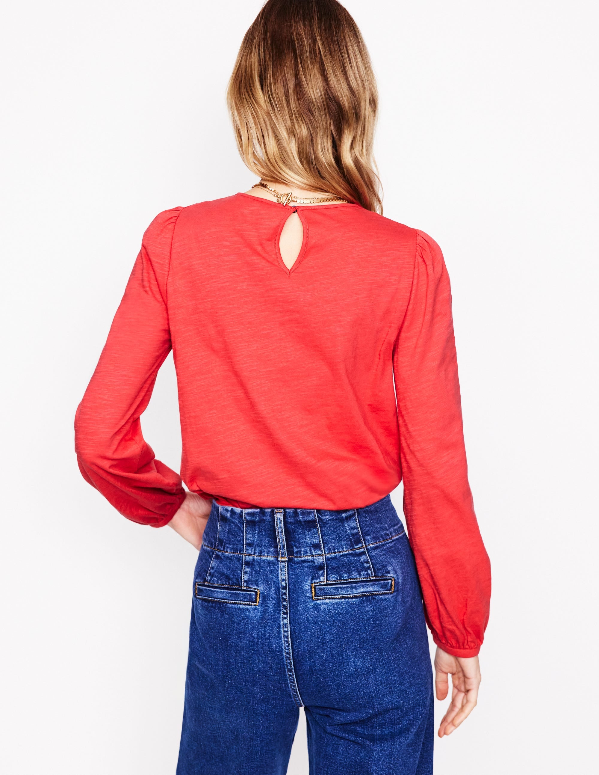  Pintuck Yoke Top-Berry Red、mySite、ashleygrahame