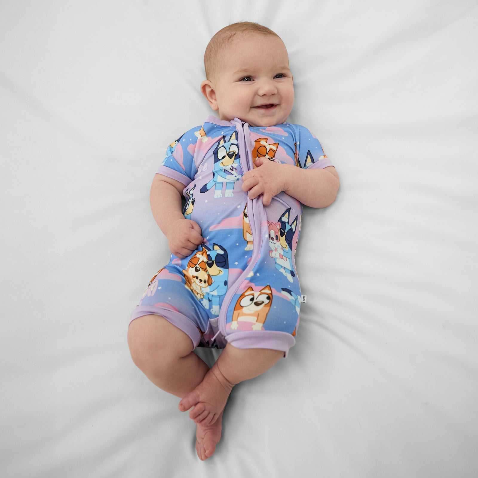 Bluey Purple Sleepytime Shorty Zippy、mySite、g9winljtr