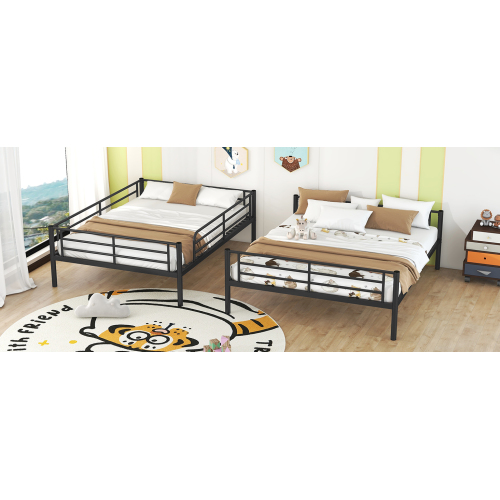Twin Over Twin Metal Bunk Bed (Black) ( old sku: MF189201BAA )、、casual