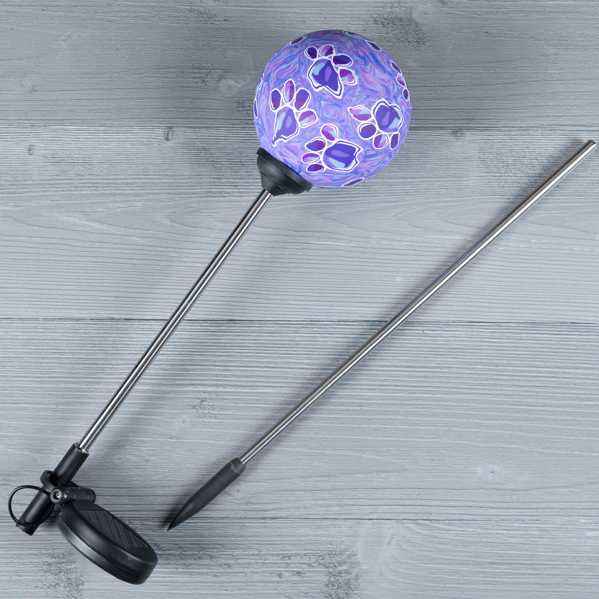 Pawsitively Beautiful Solar Garden Stake、mySite、camillekostekn