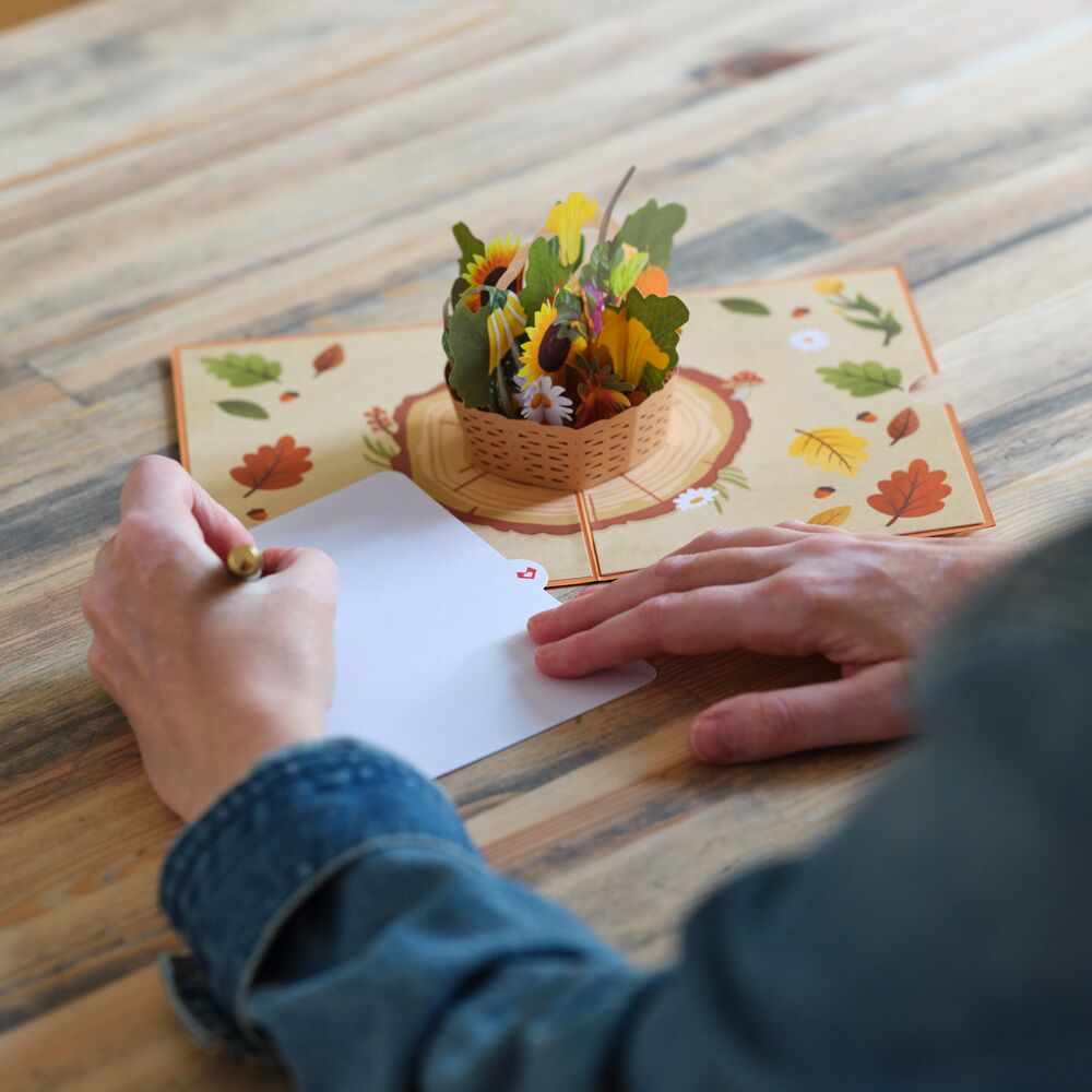 Harvest Basket Pop-Up Card、mySite、solidvoid