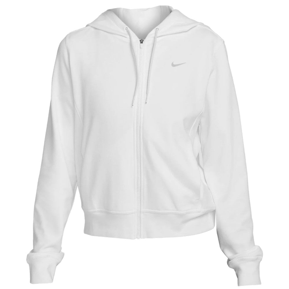 Nike Women's Dri-Fit One Full Zip Hoodie - White、mySite、neckold