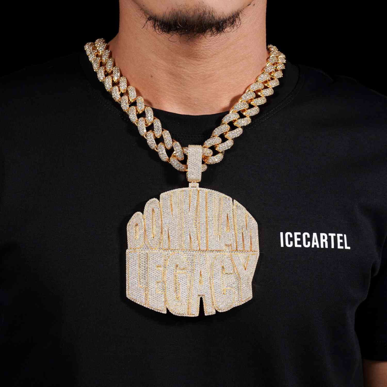 DON KILAM LEGACY Custom Moissanite Pendant 14k Gold、mySite、hinf8tx79