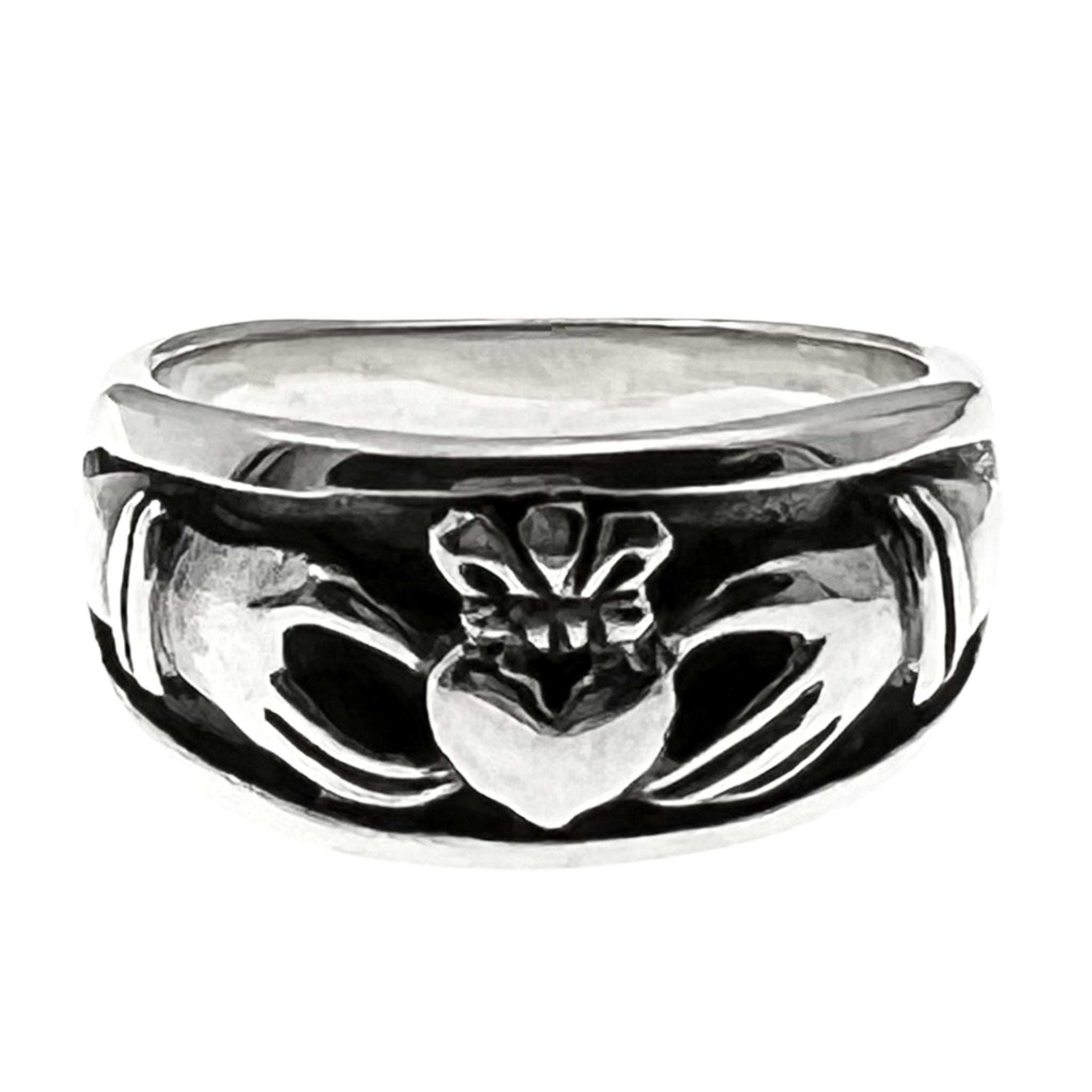 Sterling Silver Celtic Claddagh Ring / SSR0082、mySite、dreamappss