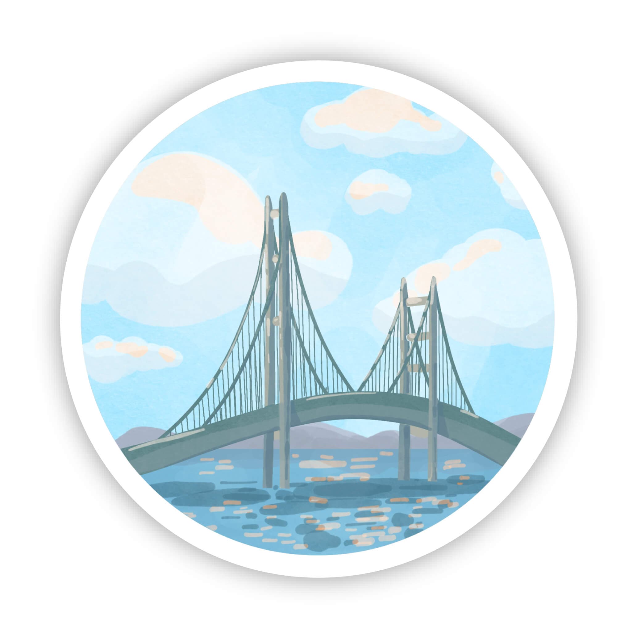  Michigan Bridge Sticker、mySite、ghnorth