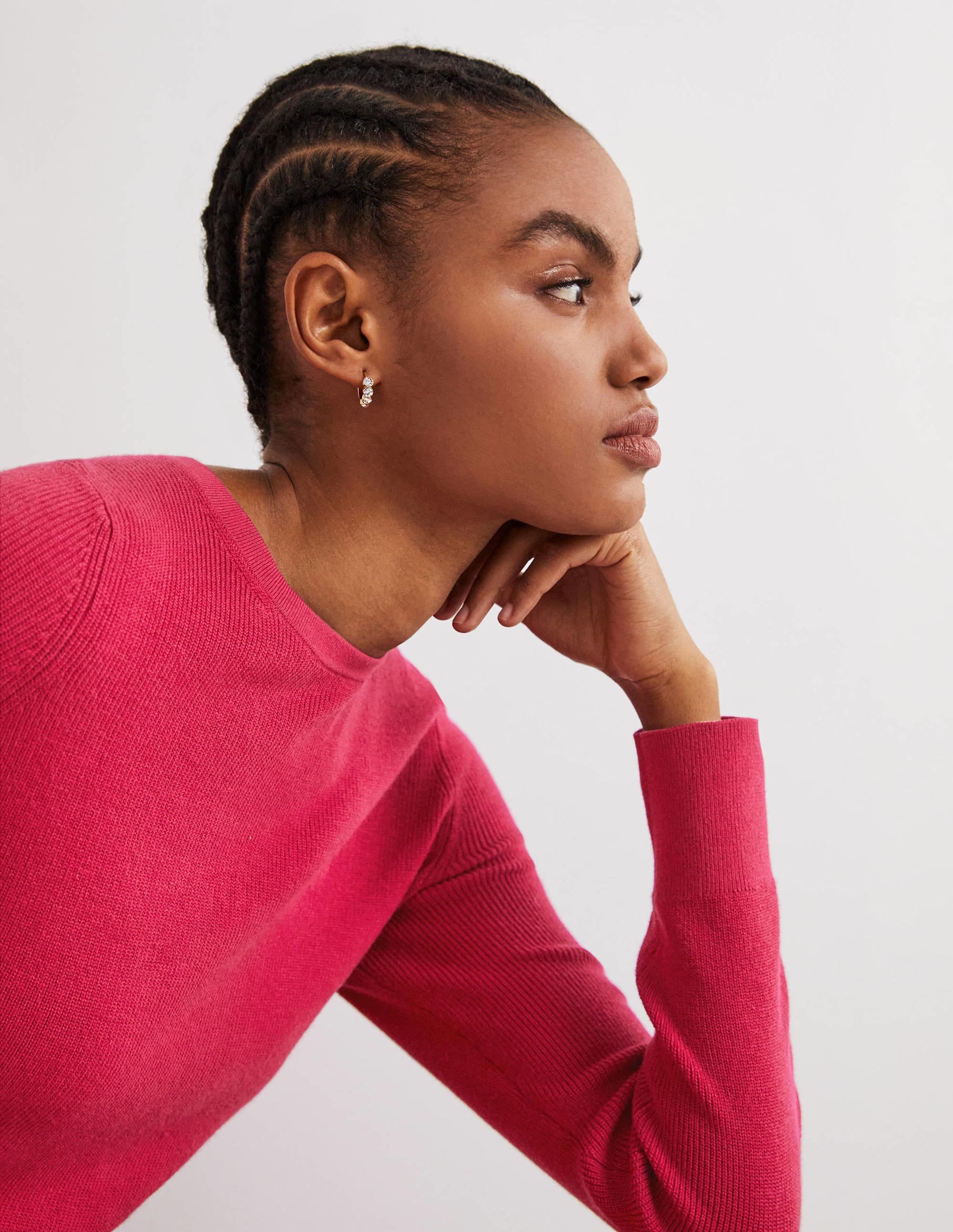  Pleated Knitted Mini Dress-Sweet Rose、mySite、ashleygrahame