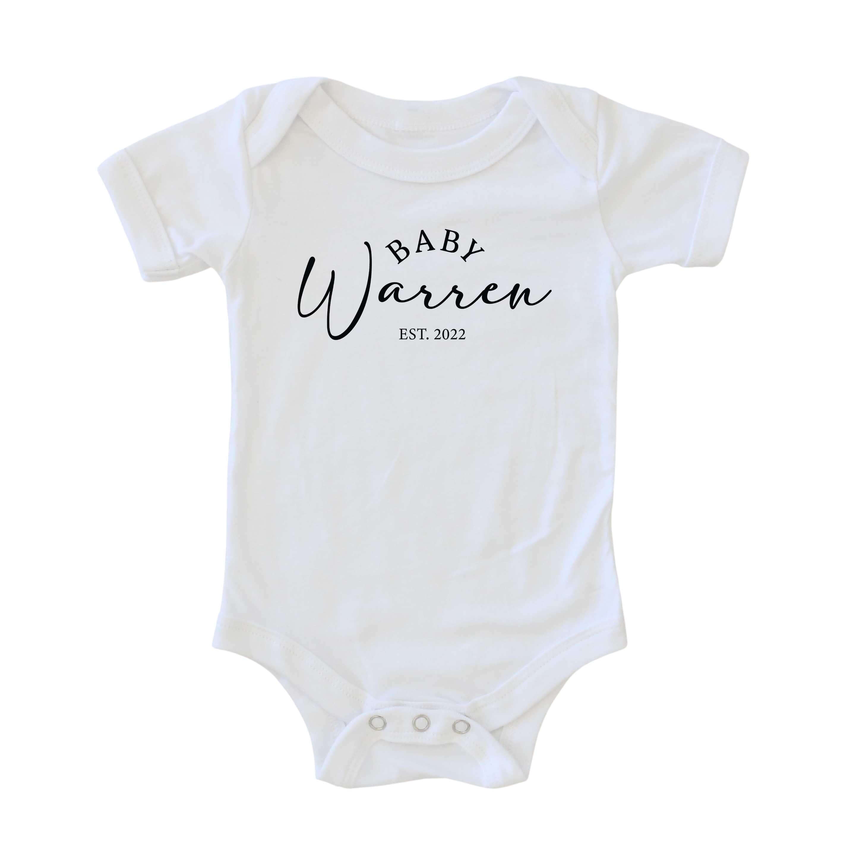  Personalized Name Graphic Bodysuit | White、mySite、layawaytickets