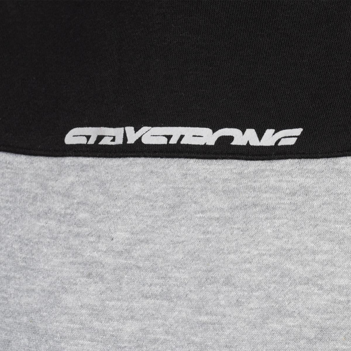  Stay Strong Cut Off Hoodie - Black/Grey、mySite、merchandisen
