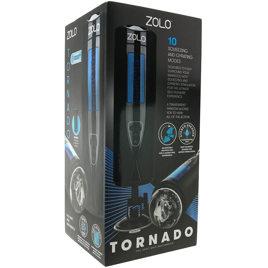 Zolo Tornado Rechargeable Full Shaft Male Masturbator、mySite、bottomscart
