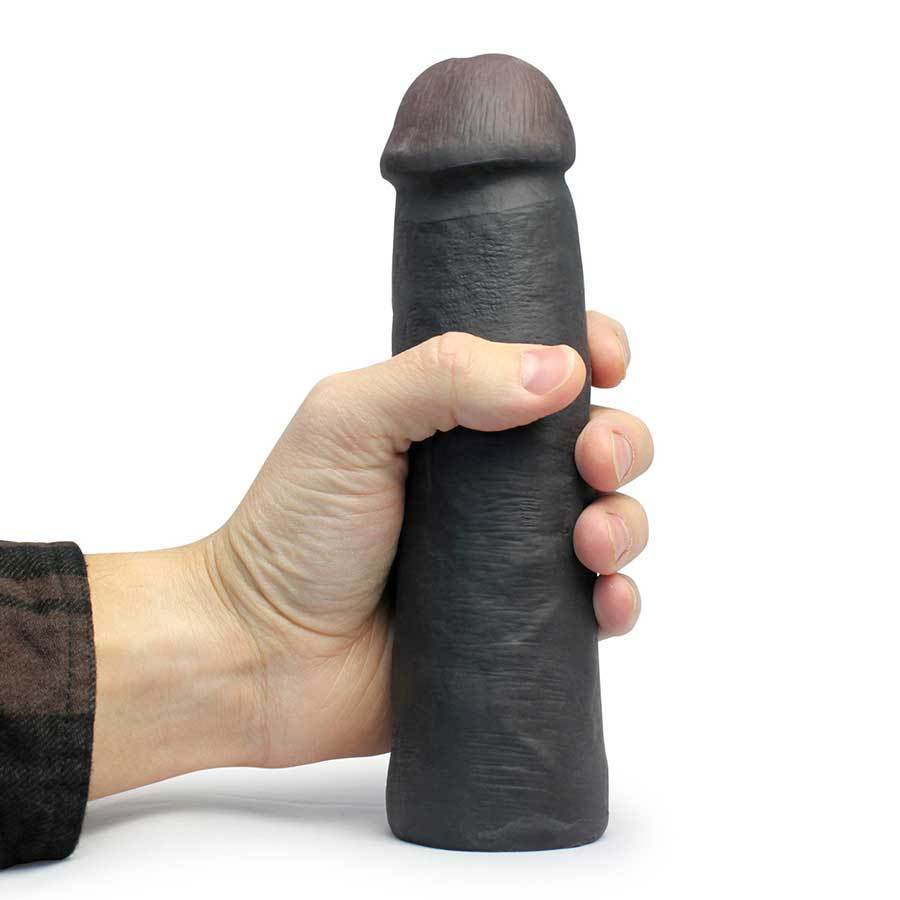 LeBrawn 8.5 Inch XL Realistic Black Cock Penis Extension Sleeve、mySite、bottomscart
