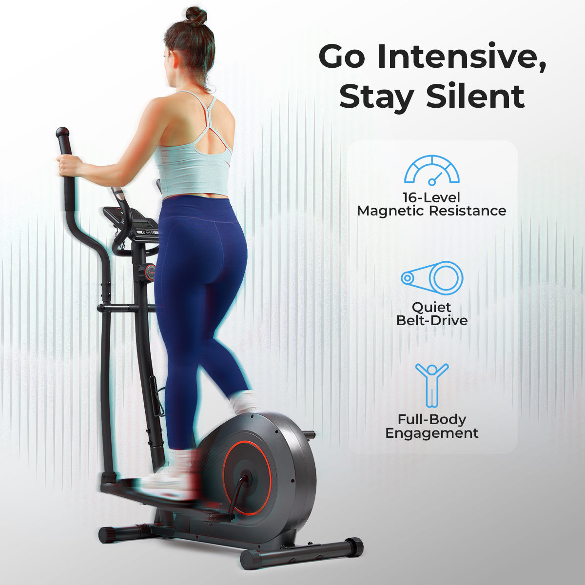  16-Level Smart Magnetic Resistance Elliptical、mySite、ghnorth