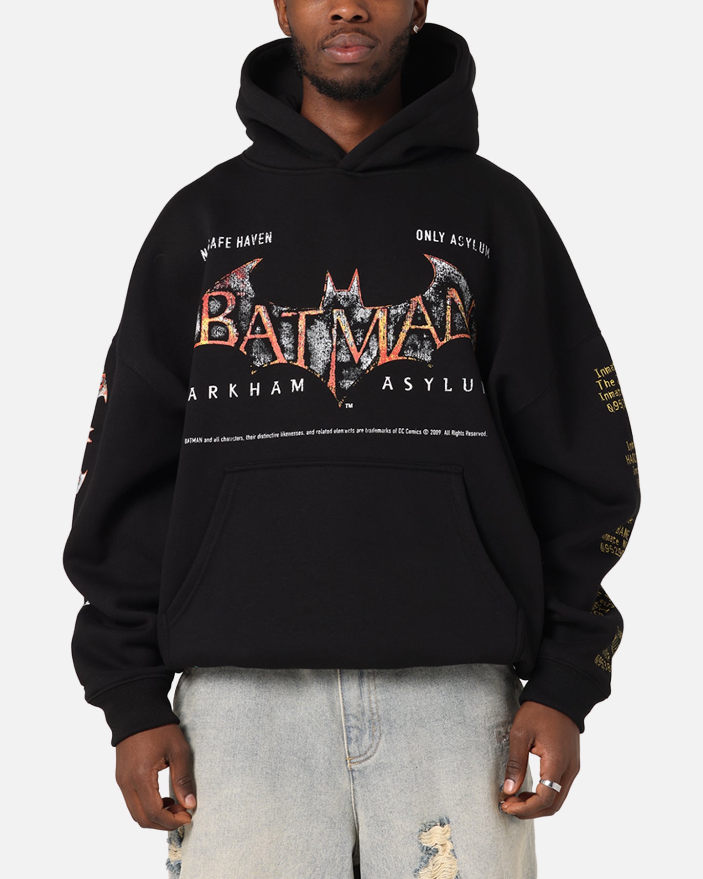 73 Studio X DC Batman Arkham Asylum Premium Hoodie Black、mySite、zt4zffjzw