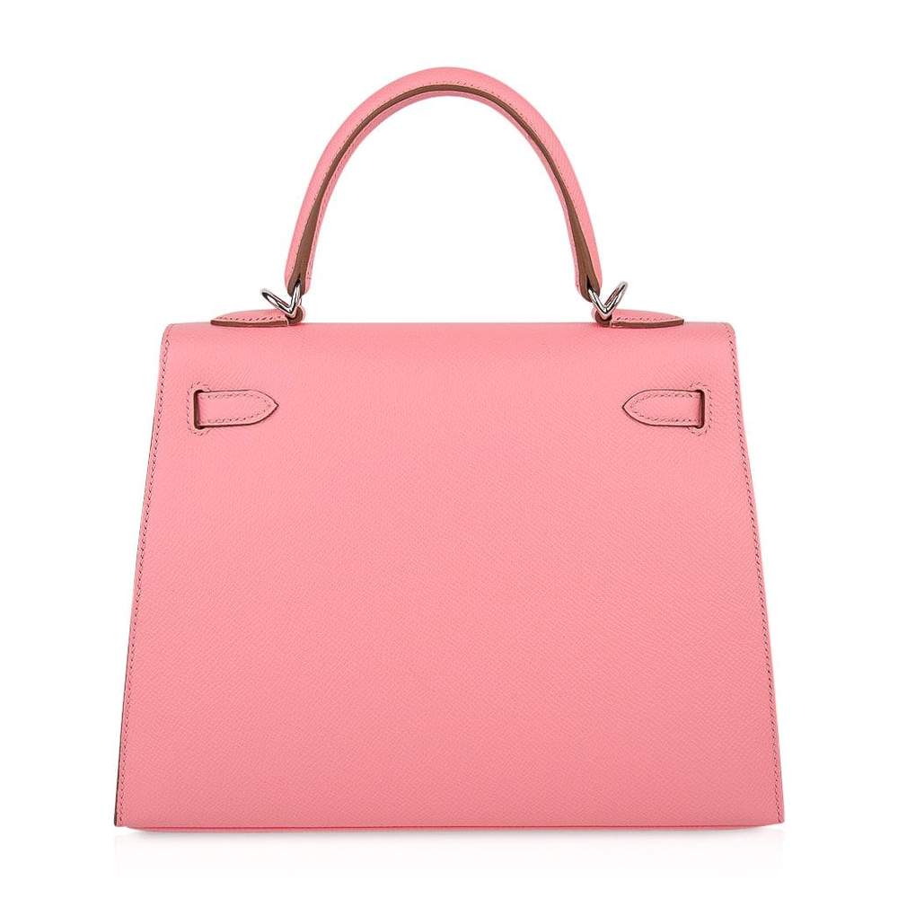 Hermès Kelly Sellier 25 Pink Rose Confetti Epsom PHW Bag、mySite、garminoutage.com