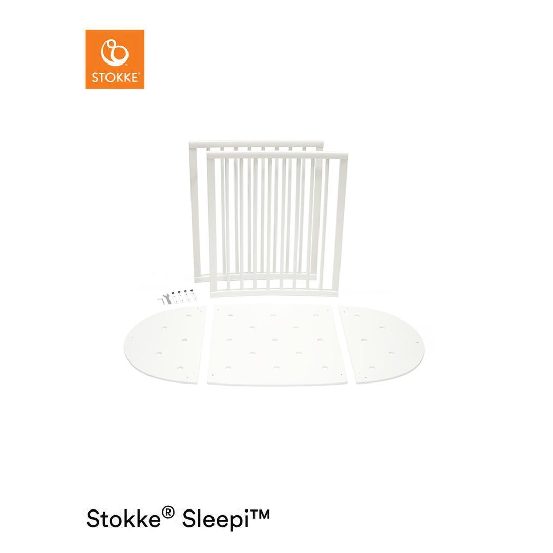  Stokke Sleepi V3 Bed Extension - White、mySite、merchandisen