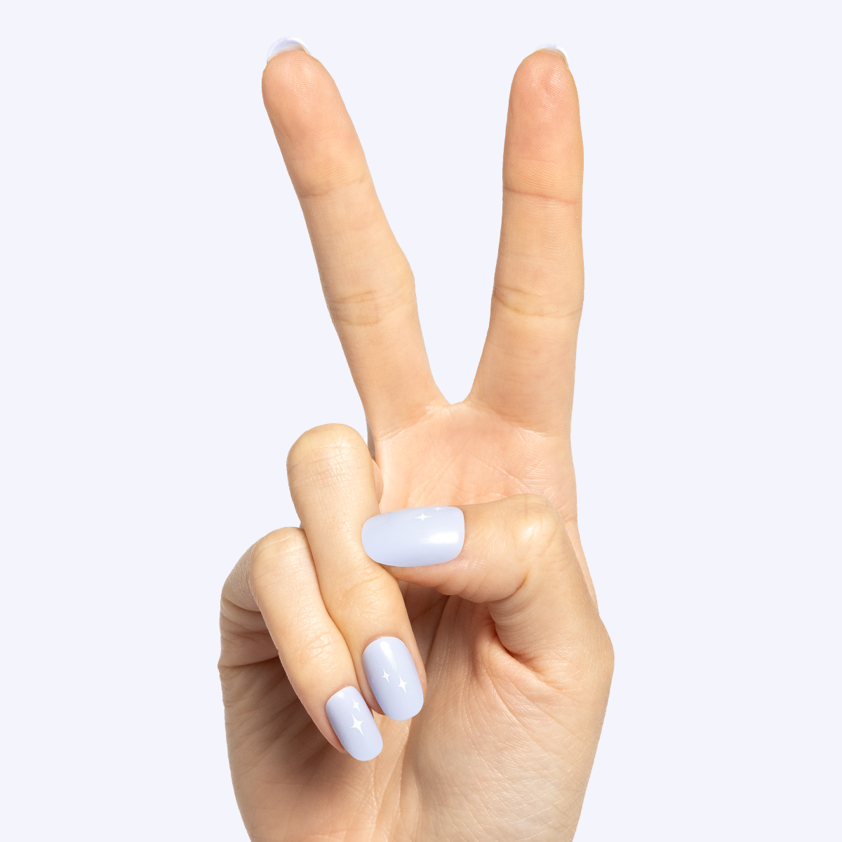 Sparkle Accent | Short | Round - Tab Press-On、mySite、solidvoid