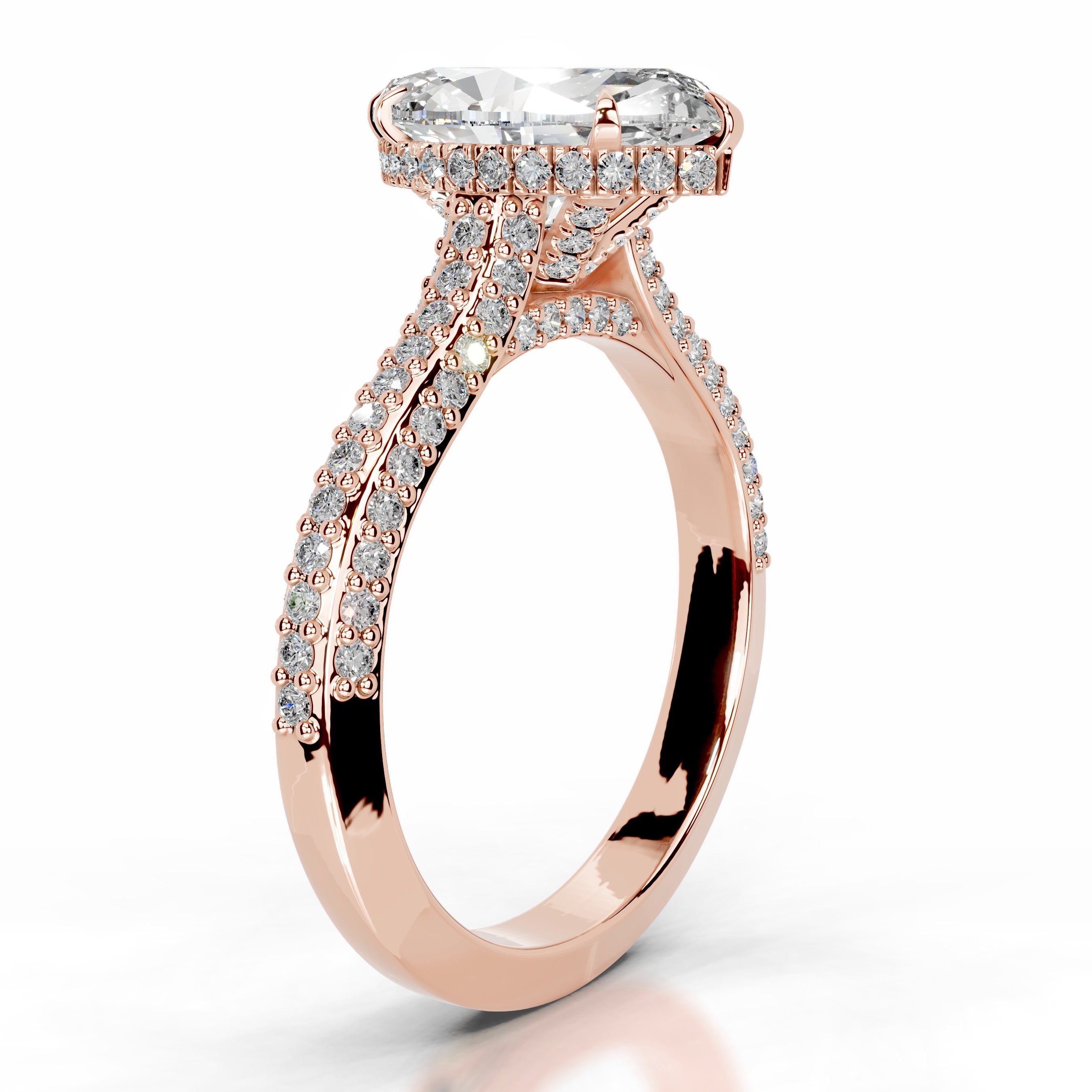 Joana Diamond Engagement Ring - 14K Rose Gold、mySite、hinf8tx79