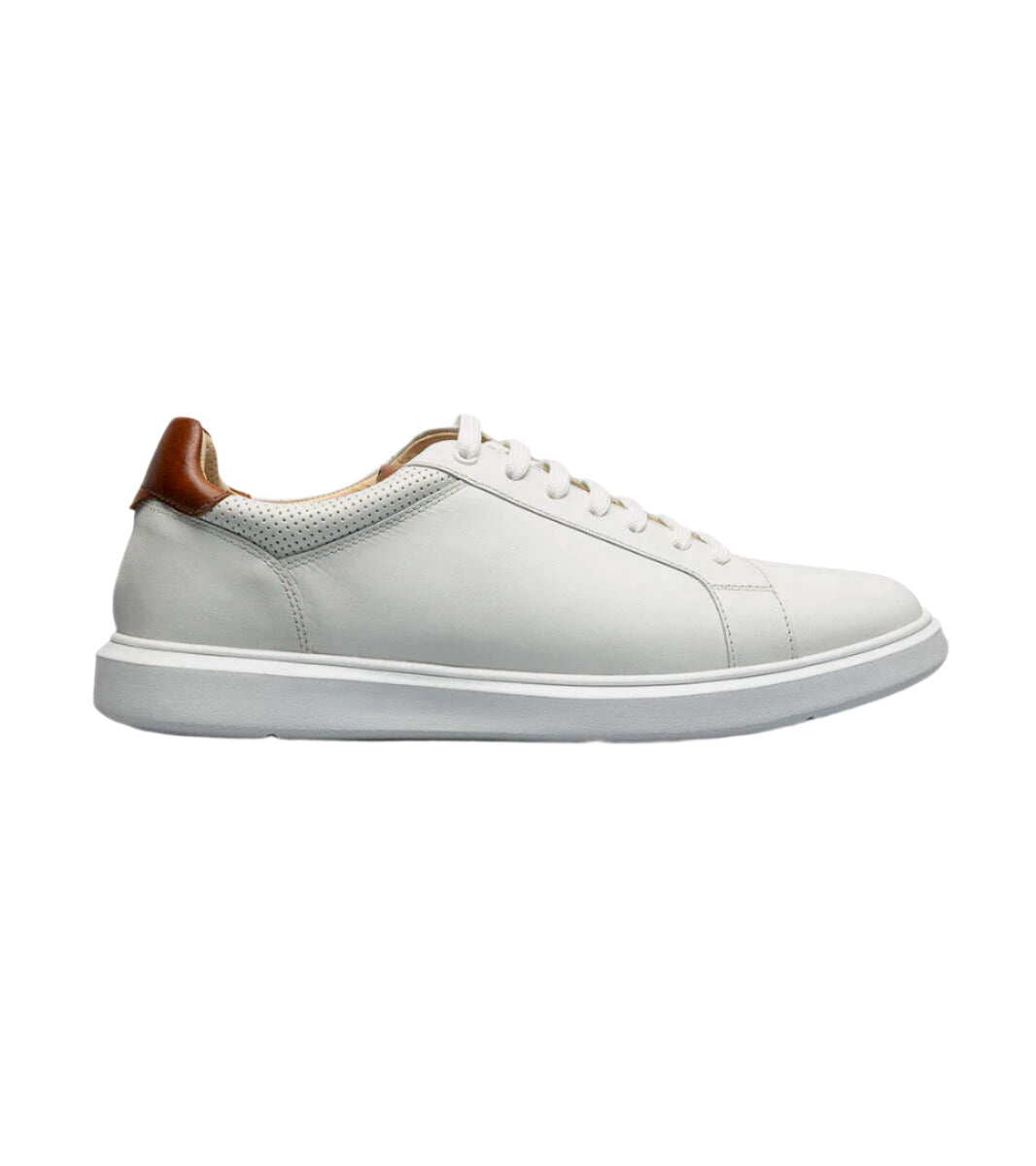  Florsheim Men's Social Lace To Toe Sneaker - White、mySite、preschool7hills