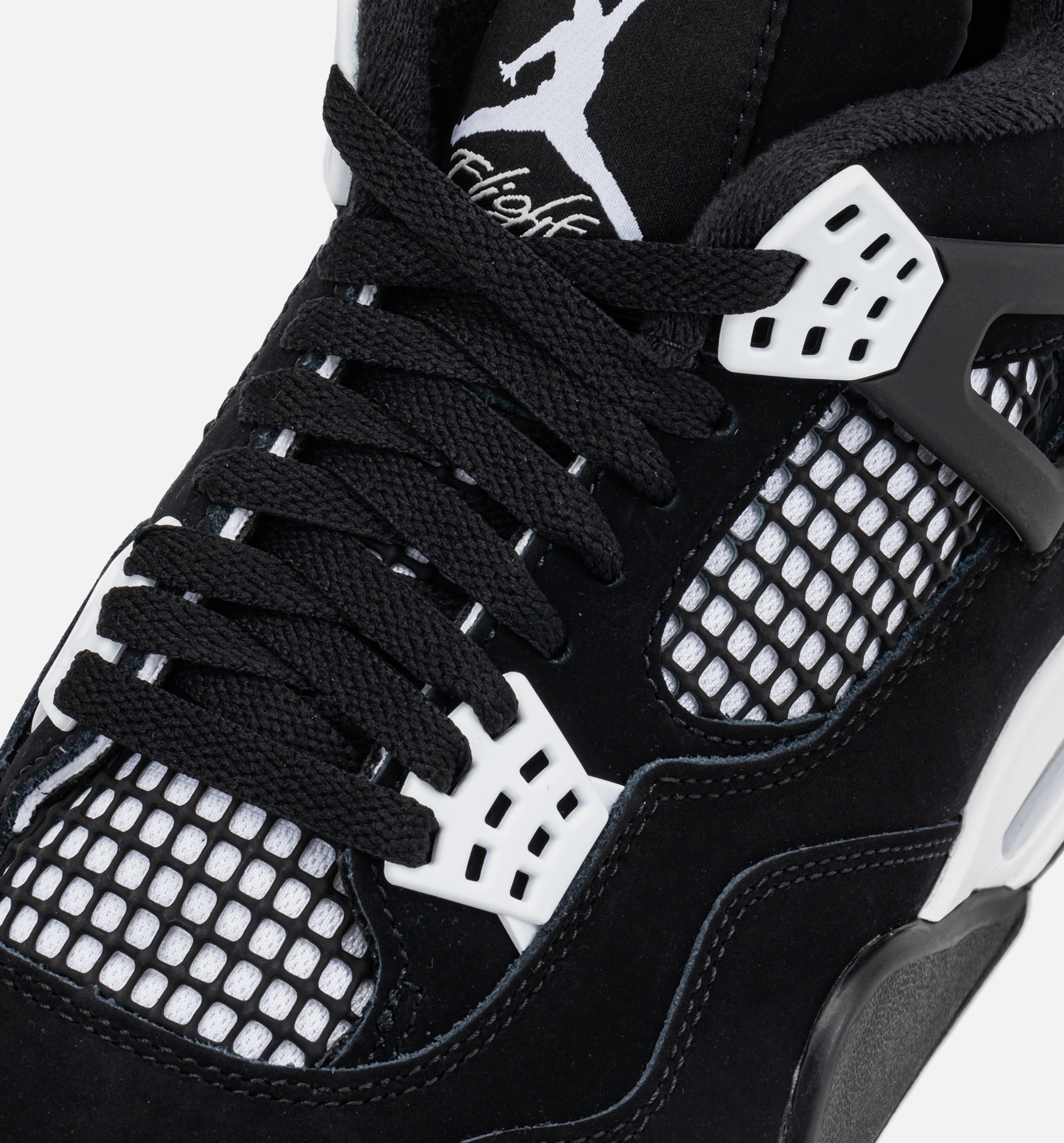 Air Jordan 4 Retro White Thunder Mens Lifestyle Shoe - Black/White/Black、mySite、dreamappss
