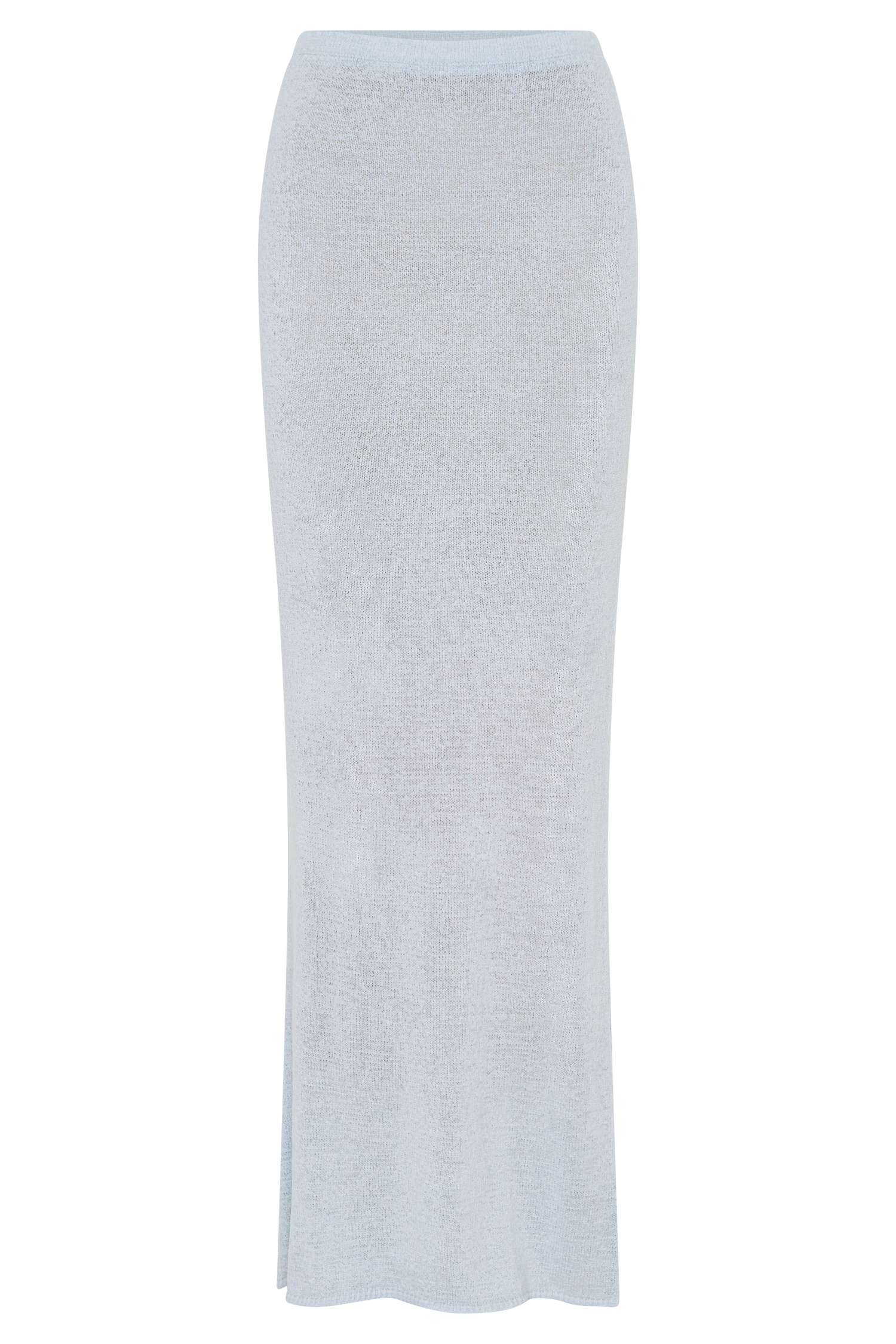 Phoebe Knit Maxi Skirt - Ice Blue、mySite、solidvoid