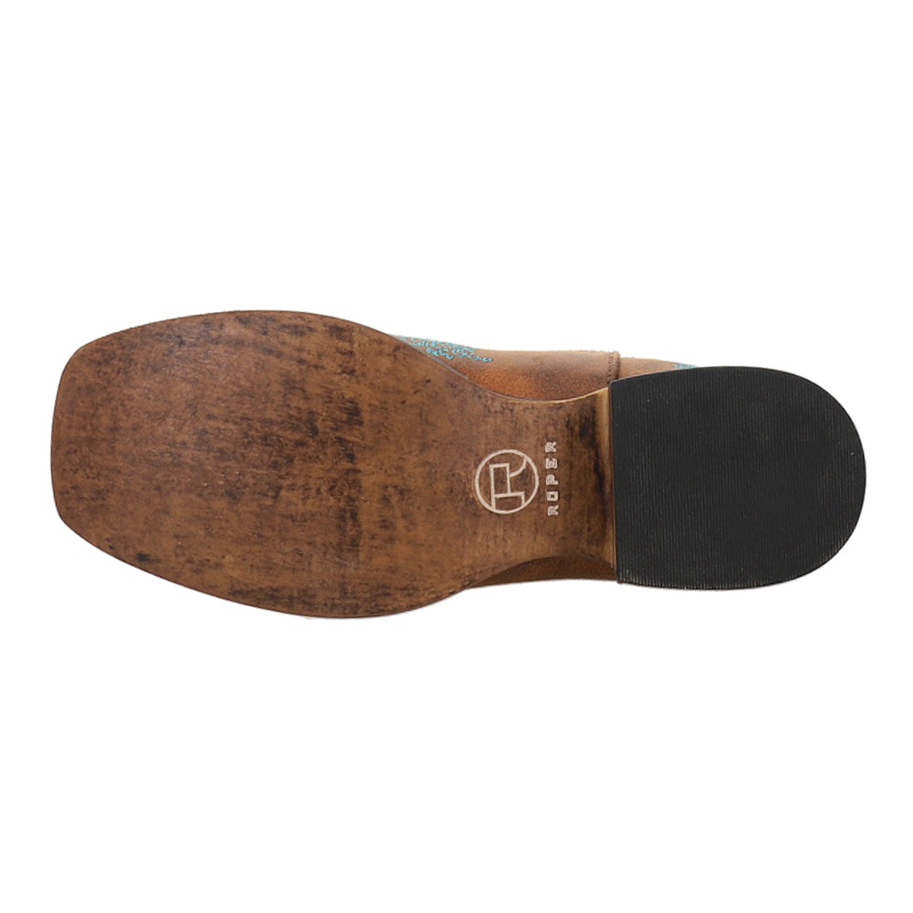 Bailey Floral Embroidered Square Toe Cowboy Boots、mySite、gtrtttuynbv